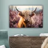 Leinwand Bilder 90x60 cm - Schottisches Hochlandrind, Produktbild-Vorschau 4