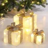 HI LED-Geschenkboxen mit Goldenen Schleifen 3 Stk. Produktbild-Vorschau 2