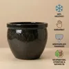 Teramico Vaso da fiori marrone "Bavaria Tall" Ø 37 cm Anteprima dell’immagine prodotto 5
