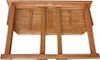 The underside of a wooden balcony table. Produktbild-Vorschau