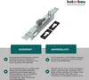 KOTARBAU® Hakenschloss Schiebetore Einsteckschloss H-40 Produktbild-Vorschau 2