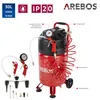 AREBOS 30L vzduchový kompresor 1500W, kompresory, 10 bar, Náhľad obrázku produktu 12