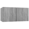 vidaXL TV-Wandschrank Grau Sonoma 60x30x30 cm Holzwerkstoff Produktbild-Vorschau 1