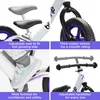 Bixe 12 Zoll Kinder Laufrad lila - Aluminium Fahrrad ohne Produktbild-Vorschau 3
