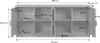 Credenza esotica a 4 ante, 180cm, Albero di mango Anteprima dell’immagine prodotto 6
