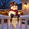 Weihnachts-Schneemann Solar-Klemmleuchte, warmes Licht, Produktbild-Vorschau 7