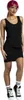 RED by EMP Damen schwarz/petrolfarbenes kurzes Kleid S Produktbild-Vorschau 6