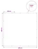 vidaXL Plane mit Ösen Weiß 4 x 4 m 90 gsm PE Produktbild-Vorschau 7