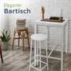 BeFair Bartisch Sven rechteckig 60×60×100 cm – Industrial Produktbild-Vorschau 3