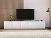 Moderne RTV-Schränke 250 cm in Weiß Matt, stehend oder Produktbild-Vorschau 2