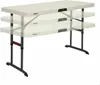 Plastový skladací stôl Lifetime kempingový biely 122x61x86 Náhľad obrázku produktu 14