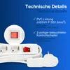REV 0012626114, 2 m, Drinnen, Typ F, Weiß, 6 AC-Ausgänge, Produktbild-Vorschau 19