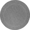 Outdoor Teppich Wetterfest 120x120 Rund Grau für Camping Produktbild-Vorschau 3