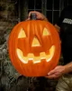 Gigantischer Halloween Kürbis mit LED Licht 44 cm Produktbild-Vorschau 2