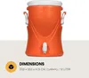 Pinnacle Platino 3 Gallon, Getränkebehälter, 12L, Orange Produktbild-Vorschau 3
