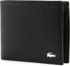 LACOSTE Cuir porte-monnaie FG M Billfold Coin Box Black Voir les images du produit 2