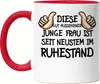 Rentnerin Tasse Rot Rente Lustig Spruch Ruhestand Rentner Produktbild-Vorschau 1