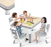 ACXIN Table pour enfants avec 4 chaises Set, plastique Set Voir les images du produit 1