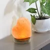 2er Tischleuchte, Holz, Naturfarbe, Salzkristall, Herzform Produktbild-Vorschau 3
