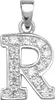 Klassischer 925 Sterling Silber Buchstaben / Initiale Damen Produktbild-Vorschau 1
