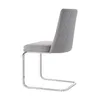 A single grey chair viewed from the side. Náhľad obrázku produktu
