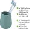 Zahnputzbecher Badi Blaugrau Keramik Produktbild-Vorschau 3