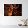 Leinwandbild tasse mit kaffee und bohnen 120x80 cm Feeby Produktbild-Vorschau 2