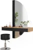 A vanity table with a mirror and a stool. Anteprima dell’immagine prodotto