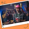 Relaxdays Feestmuts, helm met slang, geschikt voor 2 Productafbeelding-voorbeeld 2