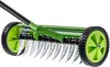 A close-up, studio shot of a manual lawn aerator. Produktbild-Vorschau
