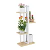 Relaxdays Blumenregal Metall, 4-stufige Indoor Produktbild-Vorschau 4