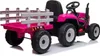 Elektrotraktor - rosa - mit Anhänger Produktbild-Vorschau 3