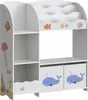Detský regál "Lysekil" s 2 úložnými boxmi 100 x 93 x 30 cm Náhľad obrázku produktu 3