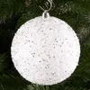 BRUBAKER Glitzer Weihnachtskugeln - 4er Set große Glitter Produktbild-Vorschau 5