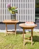 LC Garden »Riva« Teak Klapptisch rund Ø50x50cm Produktbild-Vorschau 4