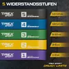TREX SPORT Gymnastikband 5 Stück Set TX-065RBC Produktbild-Vorschau 2