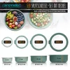 Arendo Salatschüssel Set 4-teilig mit Deckeln, Schüsselset Produktbild-Vorschau 2