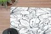 MuchoWow® Mauspad Mousepad Blumen - Muster - Linie 20x20 cm Produktbild-Vorschau 2