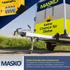 MASKO® Anhängerschloss Zahlenschloss mit 4 Stellig Code für Produktbild-Vorschau 5
