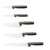 A set of five knives arranged vertically against a white background. Podgląd zdjęcia produktu