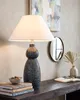BELIANI Lampa stołowa ciemnoniebieski z białym ceramiczna Podgląd zdjęcia produktu 2