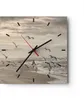 Wanduhr - Quadrat - Glasuhr - Möwen Küste Boho - 40x40cm - Produktbild-Vorschau 1
