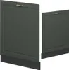 Two cabinet doors with handles and kick plates are shown against a white background. Anteprima dell’immagine prodotto