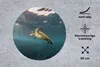 MuchoWow® Mauspad Mousepad Schildkröte im klaren Wasser Produktbild-Vorschau 2