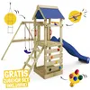 WICKEY FreeFlyer Spielturm Kletterturm Schaukel Produktbild-Vorschau 2