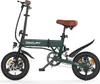 A studio shot of a green electric bicycle against a white background. Produktbild-Vorschau