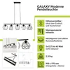 A collage of images and text describing a modern pendant light. Produktbild-Vorschau