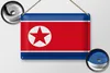 Blechschild Flagge Nordkorea 30x20cm Flag of North Korea Produktbild-Vorschau 2