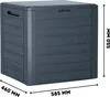 Aufbewahrungsbox für Garten WOODEBOX - anthrazit 140 Liter Produktbild-Vorschau 12