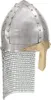 vidaXL Kreuzritter-Helm Antik Replik LARP Silbern Stahl Produktbild-Vorschau 7